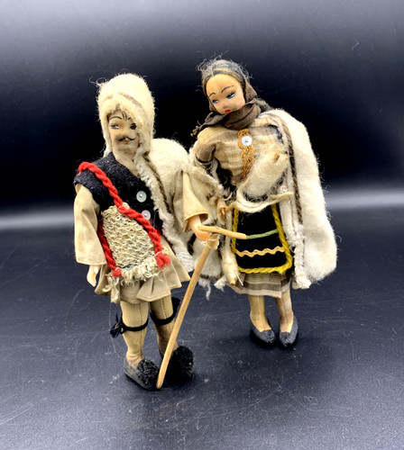 Paire poupées anciennes - de, 2