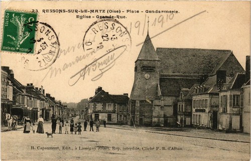 Cpa ressons sur matz - cpa, ressons-sur-le-matz