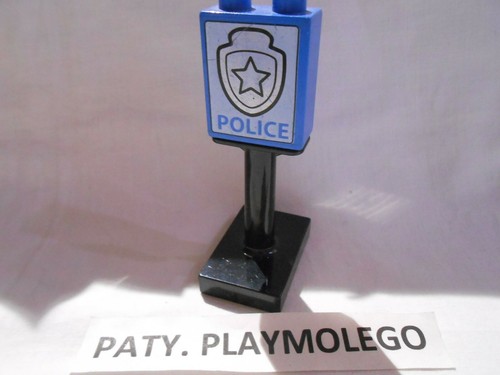 Panneau police son - son, support