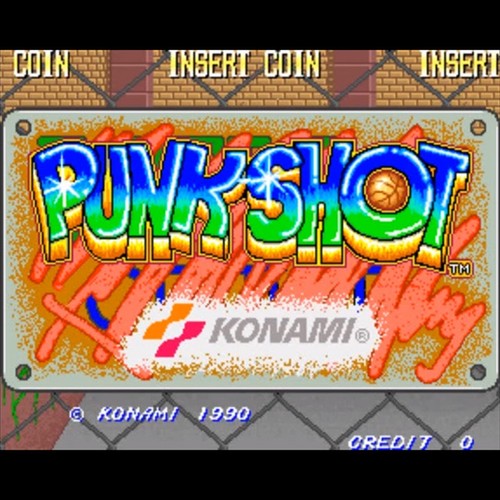 Konami punk shot pcb carte - konami,