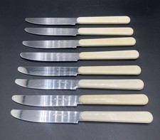 8 couteaux Abert inox manches