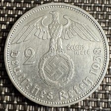 PIECE DE 2 REICHSMARK 1938 A