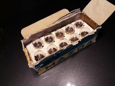 10 AMPOULES MAZDA BA15S 24V 6w Mono-filament TRANSPARENTE MOTOS-SCOOTERS-AUTOS