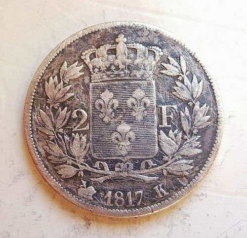 Louis xviii francs 1817 k - louis,
