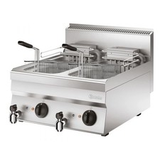 Friteuse inox double