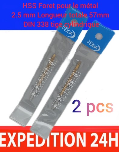 Pcs hss foret pour métal - hss,