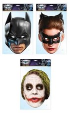 Batman Officiel Carte Visage Fête Masques Catwoman le Joker Monde Livre Jour