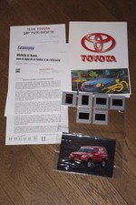 (181) Dossier presse team TOYOTA 20ème Paris-Dakar 1998 Land Cruiser évolution 