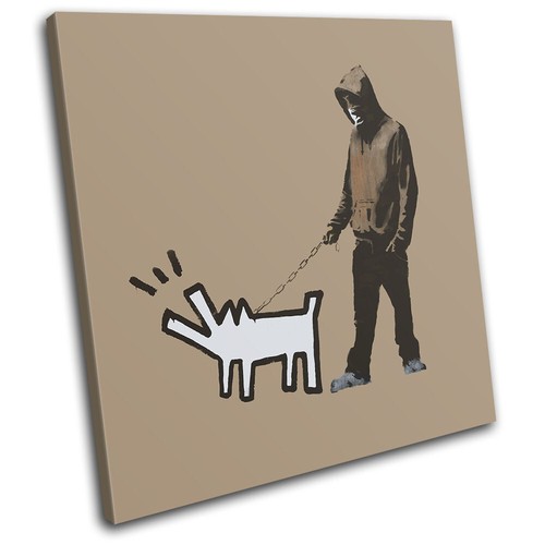 Dog graffiti street banksy - dog, hi