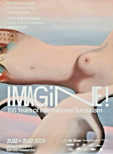 René Magritte - Affiche originale d'exposition - Musées royaux de Bruxelles - 2024