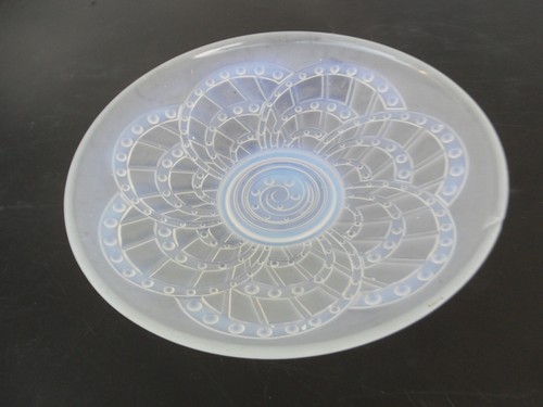 Coupe art deco bleu opalescent - deco,
