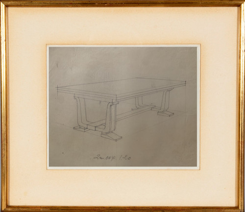 Dessin mobilier de - de,