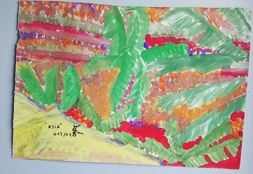 Gouache art brut 7cm - brut, 37/54.7cm