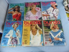 BURDA MODEN lot de 21 anciens