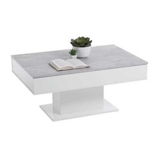 Table basse bicolore avec