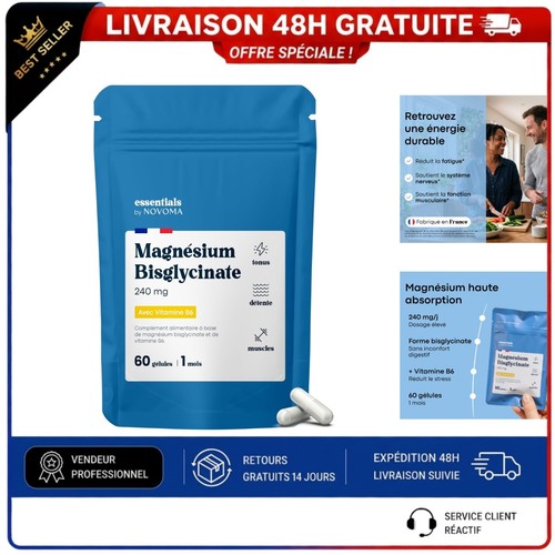 Magnésium bisglycinate - bisglycinate, +