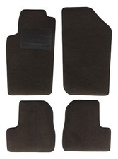Ensemble de tapis de voiture en moquette Peugeot 106 de 1991 à 1996, noir