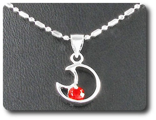 Pendentif rubis 1x4 plaqué - pendentif, mm