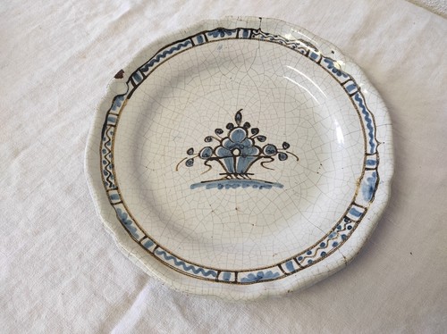 Ancienne assiette décorative - assiette,