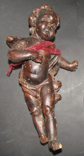 Culpture bois 18ème - en,
