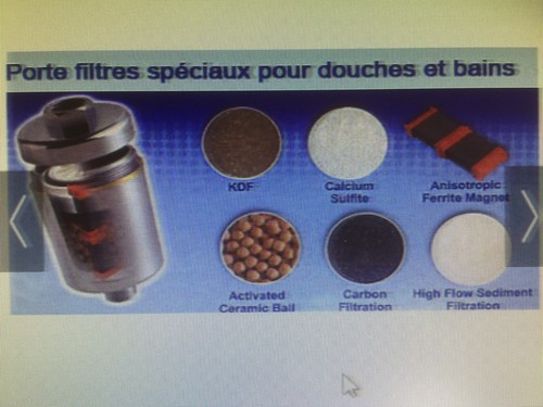 Cartouche pour filtre douche - pour, filtre-douche