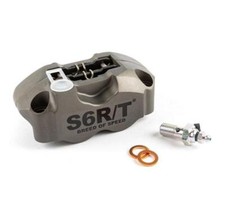 Etrier frein avant radial 4pistons hard anodiséd marque Stage6