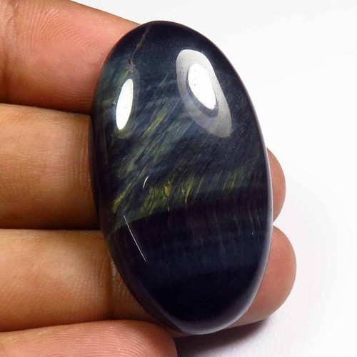 Naturel bleu flash cabochon - bleu,