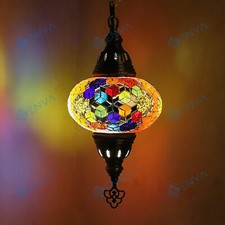 Lustre suspendu en verre