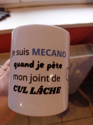 Mug humour mécano - humour,