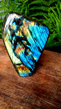 1420g  BLOC A POSER LABRADORITE Madagascar Massage Lithothérapie pierre