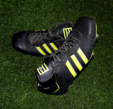Chaussures(No Maillot)De Rugby Adidas Kiwi Cuir  Années 80 Taille 42 ⅔ ou 8½