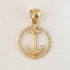 14K or Jaune Ancre avec Corde
