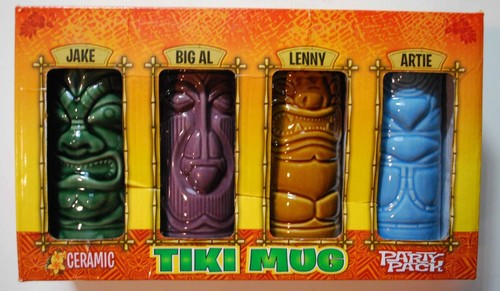 Ceramic tiki mug party pack - party,