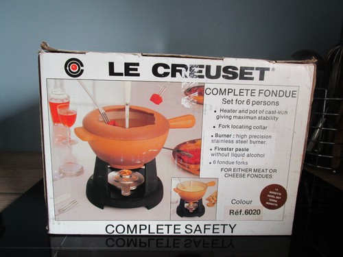 Creuset service fondue - creuset,