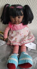 POUPÉE Corolle les Dollies  Noire Mèche Rose 