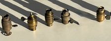 5 Douilles LAMPE GRAS interrupteur à clé Laiton pour lampe ancienne Mazda Ravel