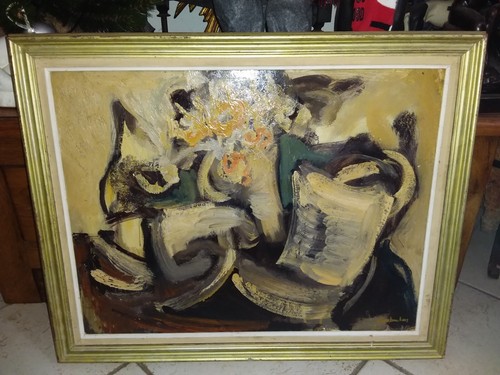 Tableau huile sur panneau