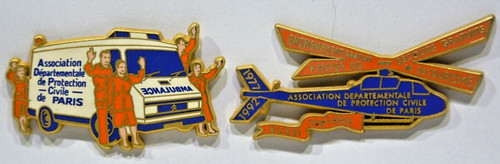 Pin protection civile de - 2,
