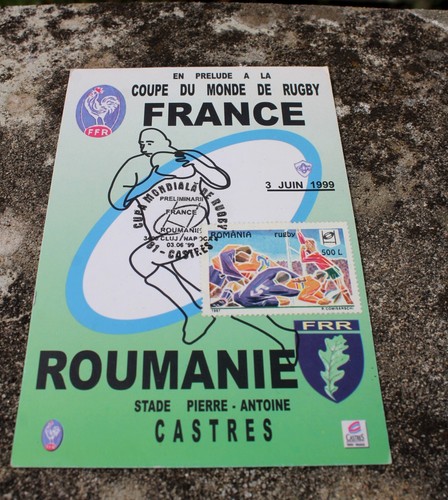 Souvenir philatelique rugby