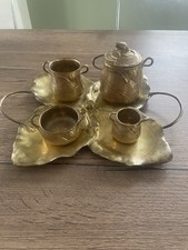 Ancien necessaire de fumeur en bronze époque art déco