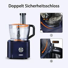 3.2+1.5L Robot de cuisine 1100W Hachoir à viande multifonctionnel Machine à pâte