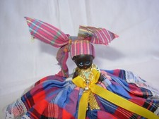 Poupée Créole / Antillaise / Bébé / Madras / Dentelle (F58016)