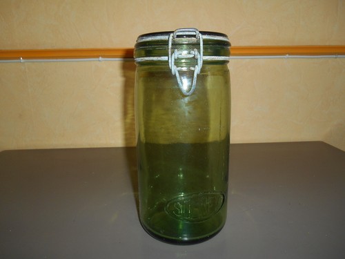 Bocal ancien solidex litre - bocal,