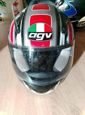 ancien CASQUE MOTO vintage 1995-2000 AGV robbiano design
