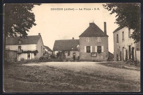 Cpa couzon allier la place - cpa,