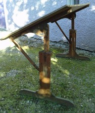 ancienne table a dessin sapin