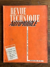 Revue Technique Automobile RTA Juil 1955 - PEUGEOT Camionnette D 3 A - BUICK V8