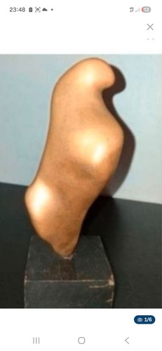 Statue bronze signé mlm - en,