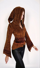 Capuche Veste à Bout Velours