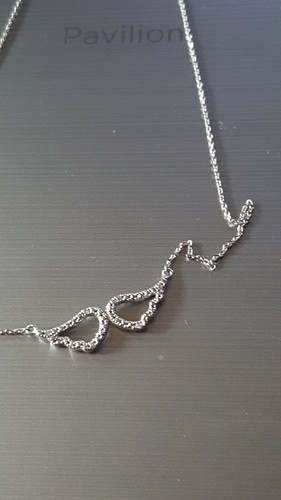 Collier blanc diamants - et,